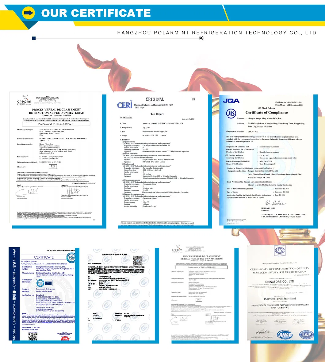 Product Certifications