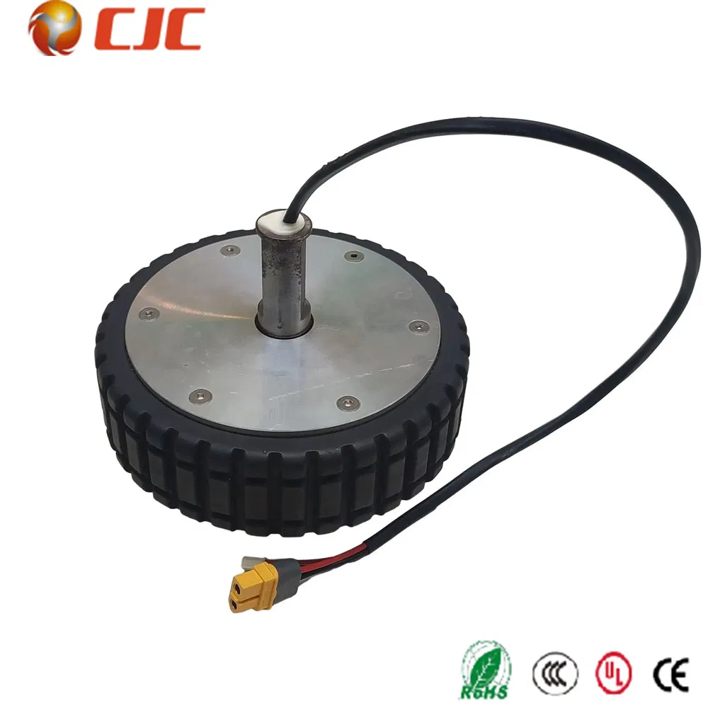 5.5inch 24V 200rpm Electric Brushless DC Drive Wheel Hub Motor for Robot