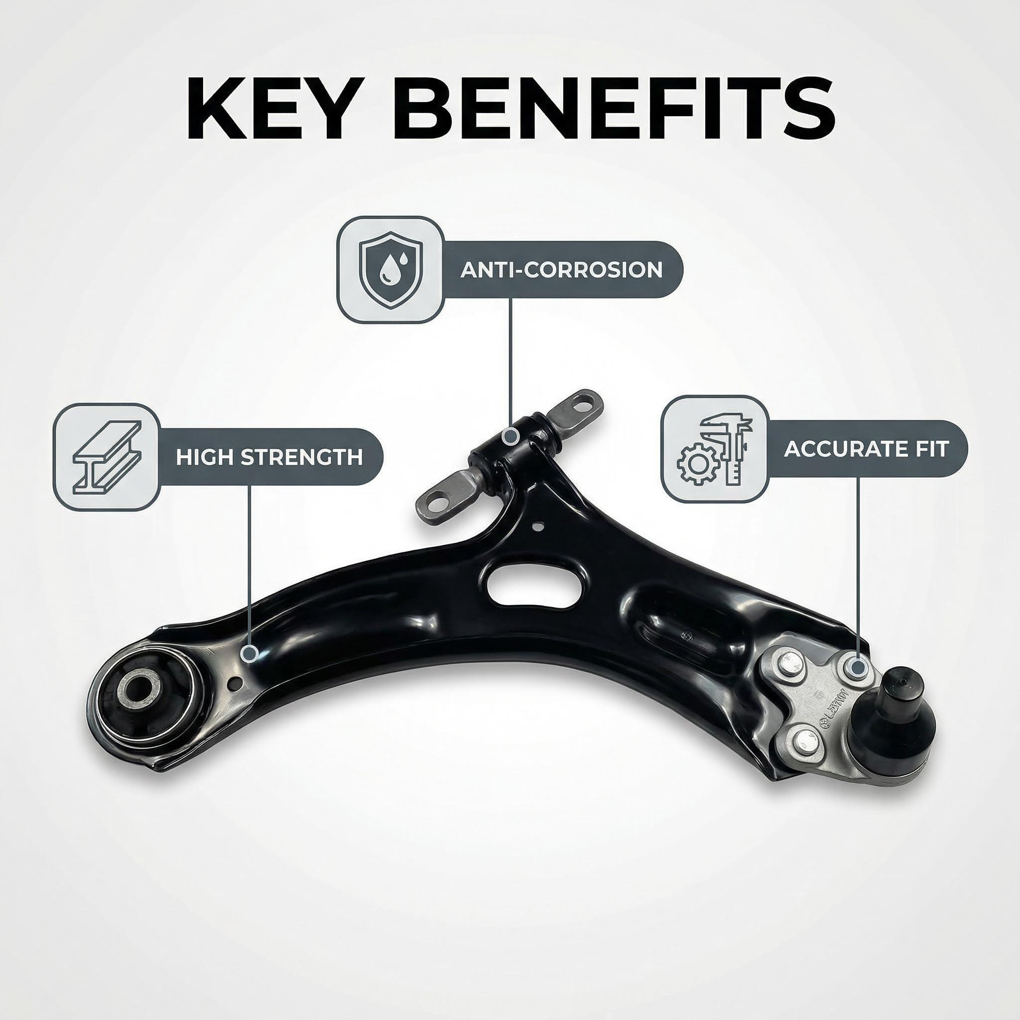 Factory Price XWD Brand Front Lower Control Arm for BYD Song Plus EV DM-i Suspension Parts 1 Year Warranty