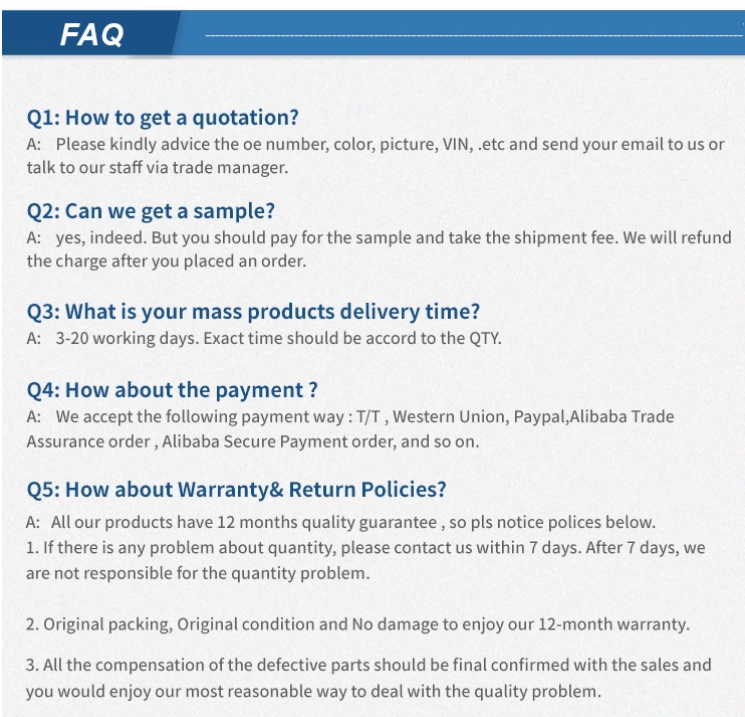 Frequently Asked Questions