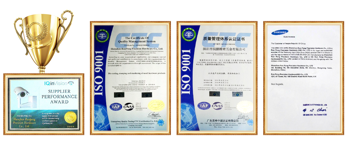 ISO IATF Certificates