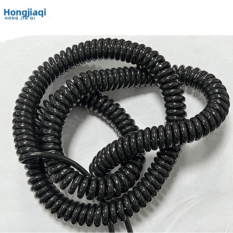 High Voltage TPU Spring Wire Harness for Industrial Vehicles