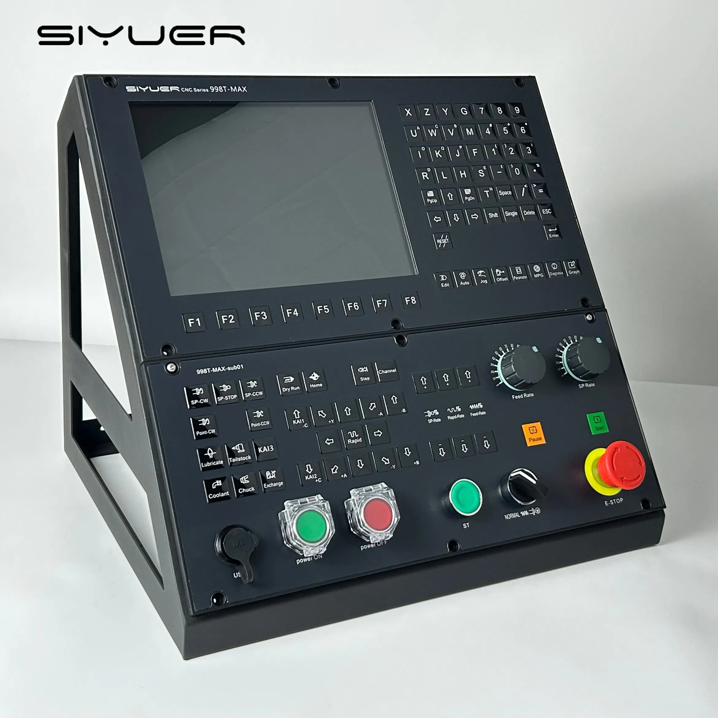 Siyuer 998t-Max for CNC Lathe Turning Center Machine Atc Macro with Servo Motor and Driver CNC Controller Tool Holder