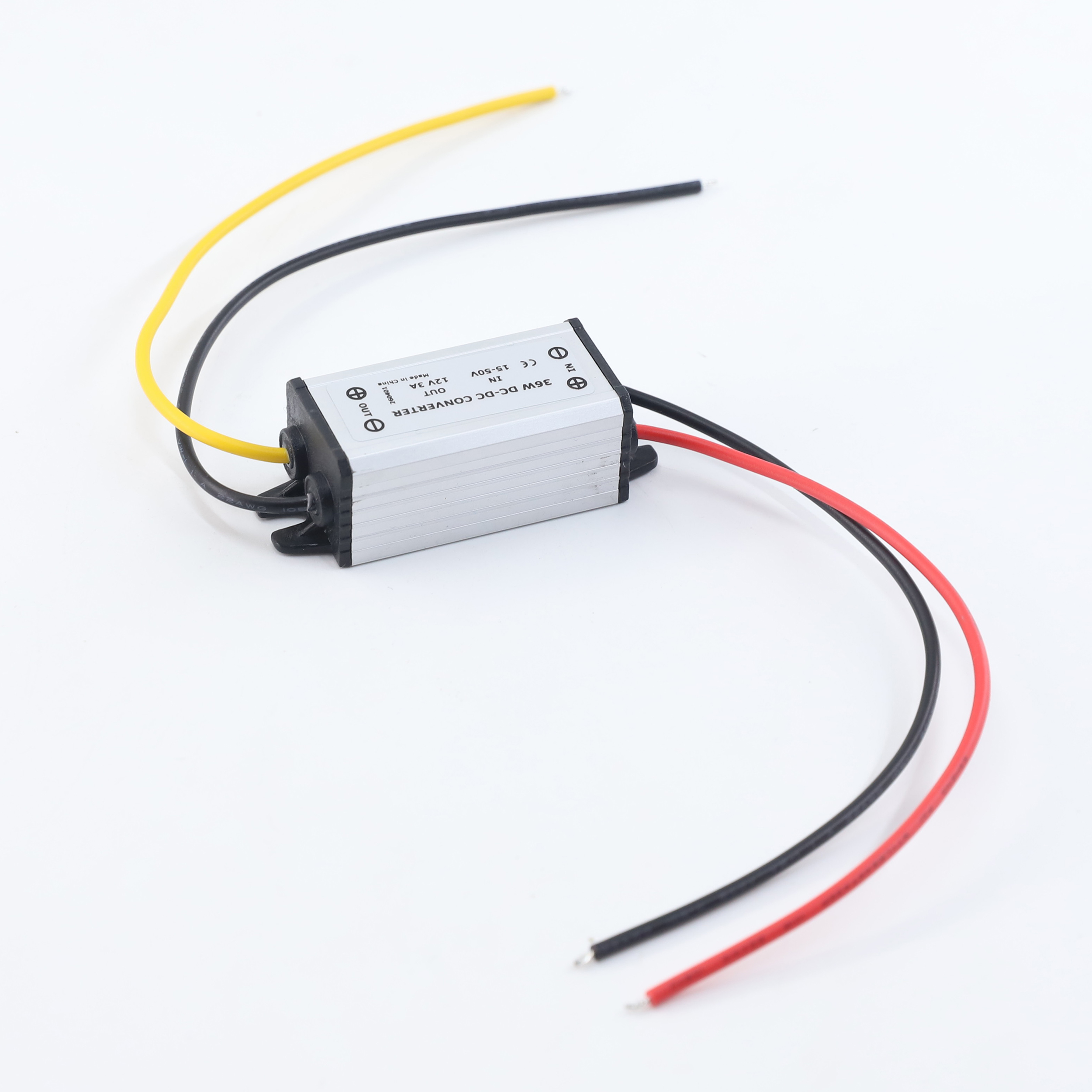 Waterproof 36W DC-DC Converter 24V to 12V Step Power Supply for Industrial Motor Electric Vehicle Home Appliance High Efficiency