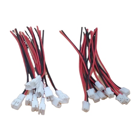 ZWG PH 2.0 2PIN Male Female Plug Connector With Wire Cables 100mm Support Customization JST Wiring Harness Connectors