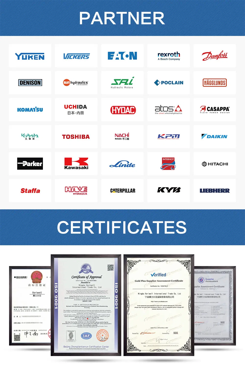 Quality Certificates and Partners