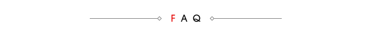 FAQ banner