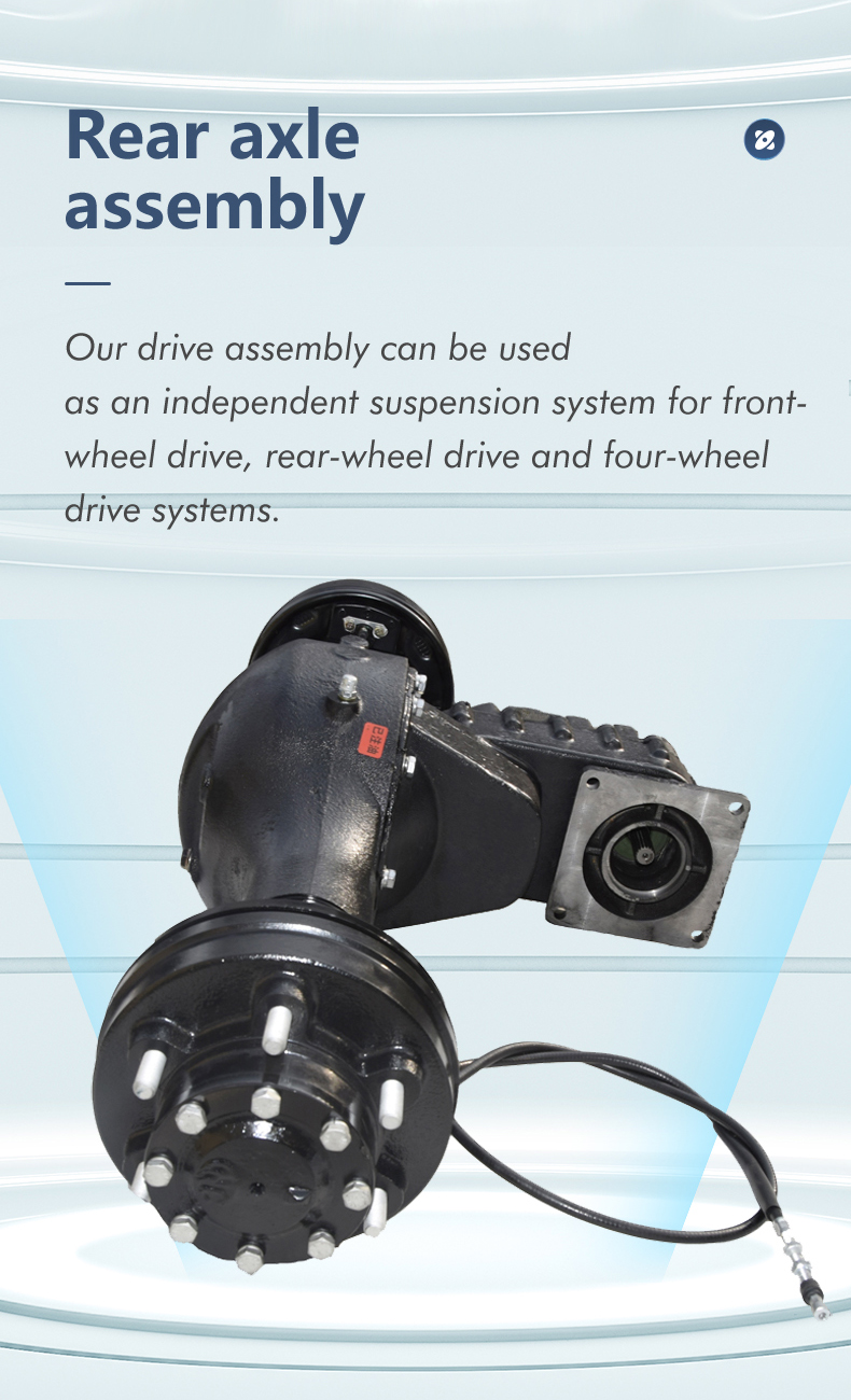 Electric rear axle assembly