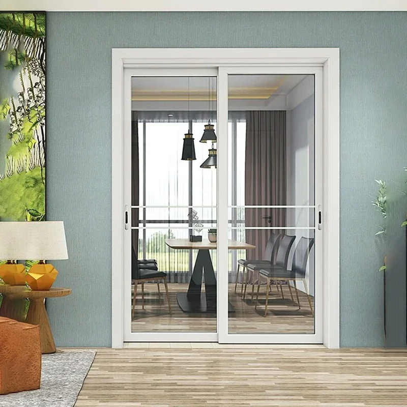 Kdsbuilding Interior Kitchen Slim Aluminum Patio Soft Close Manual Sliding Glass Pocket Door Corner Modern Gate
