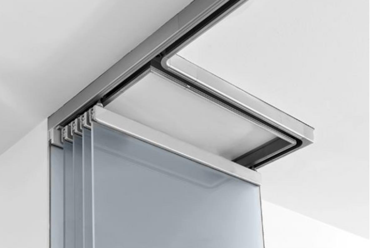 Frameless Glass Partition Office Glass Wall Bifold Folding Sliding Door