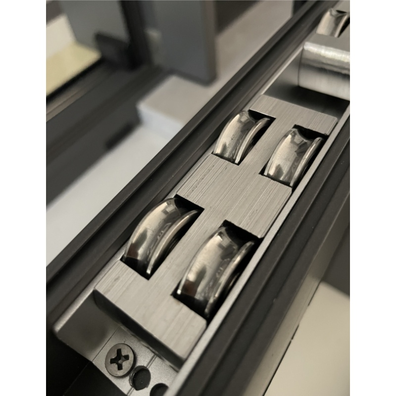 Patio 6063 Slim Frame Aluminium Thermal Break Big View Aluminum Sliding Door