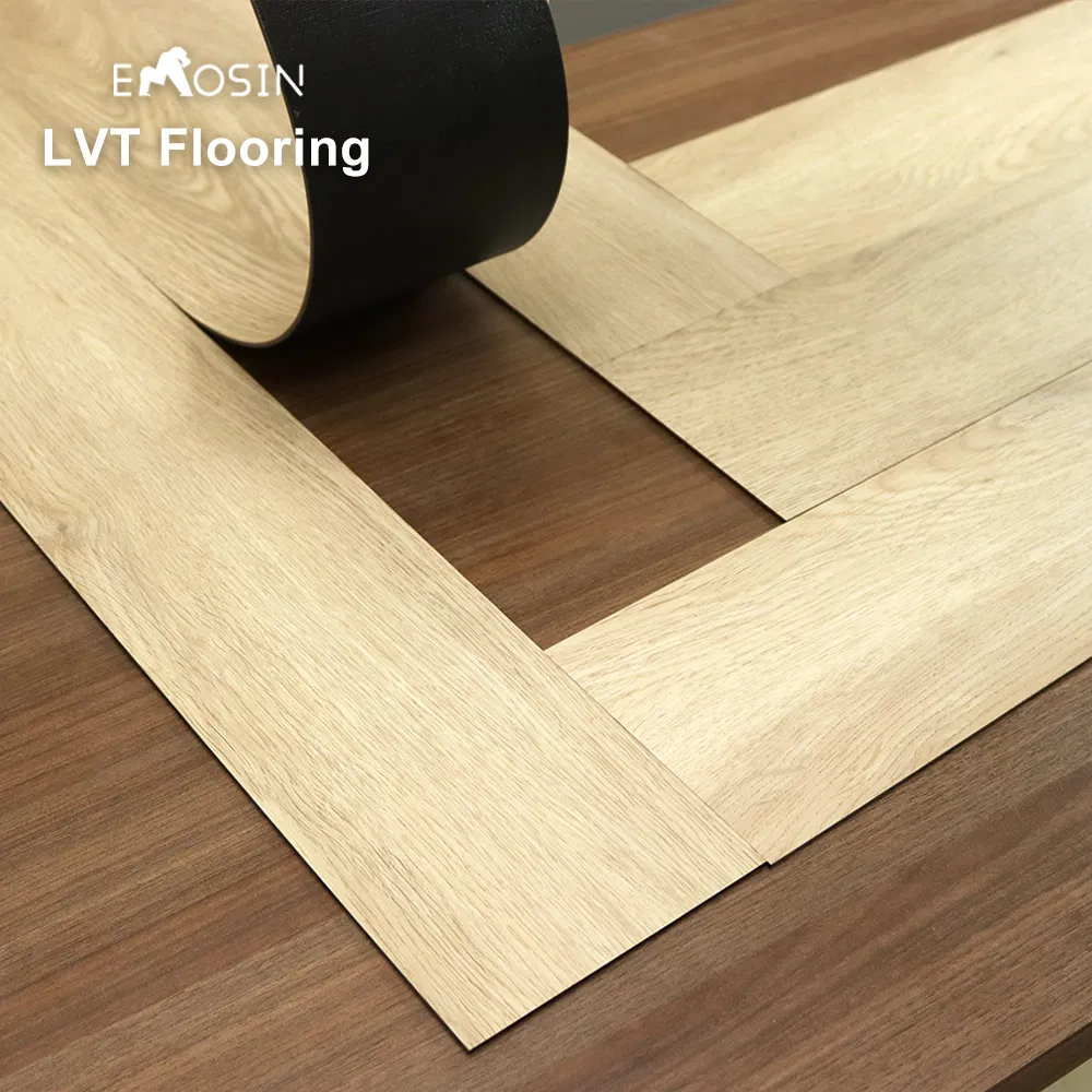 Best Selling Lay Down Waterproof 100% Virgin Material Soft Texture Loose Lay Commercial Lvt Plank