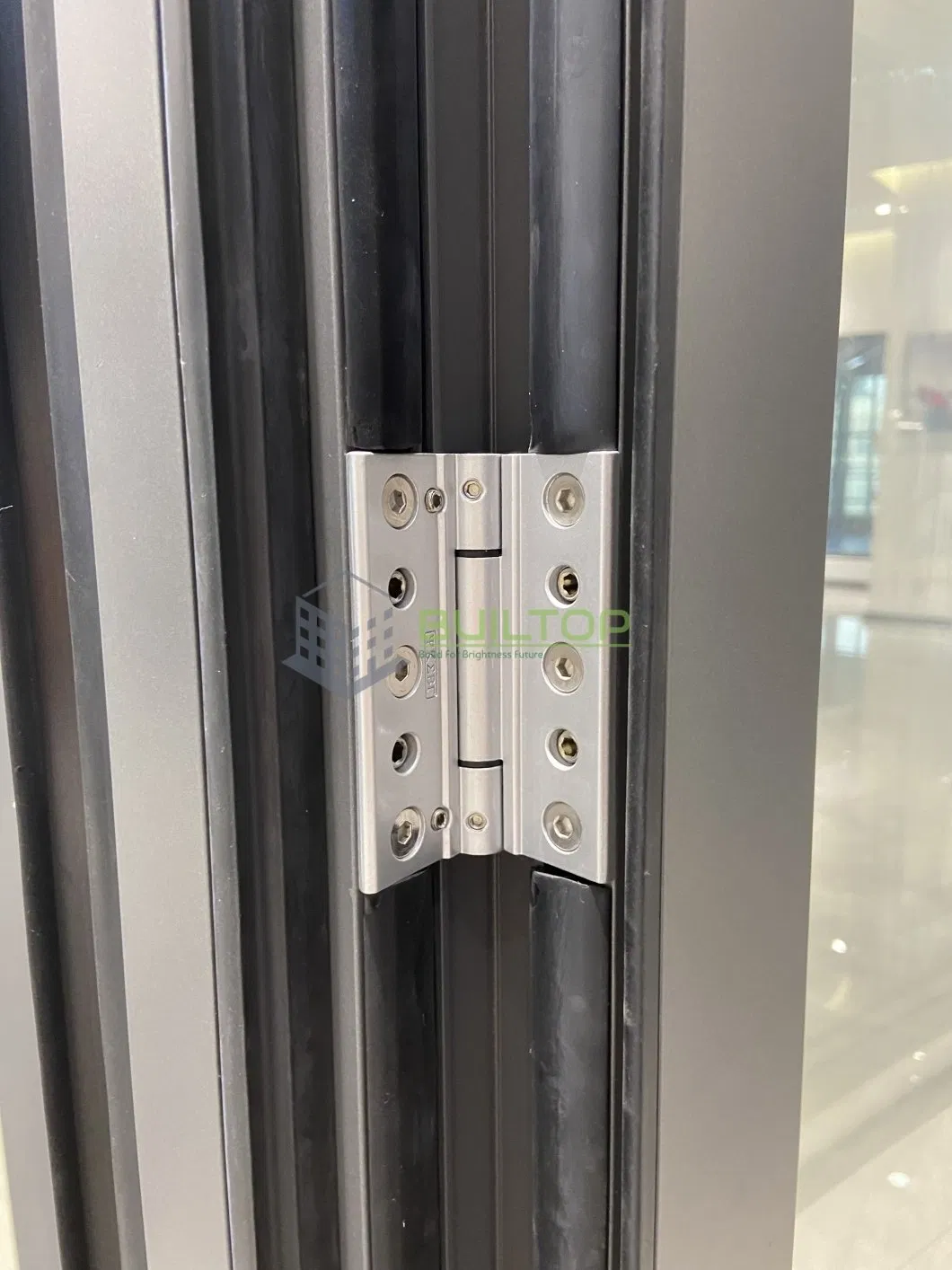 Bifold Patio Aluminium Door Customized and High Quality Frameless Glass Folding Door