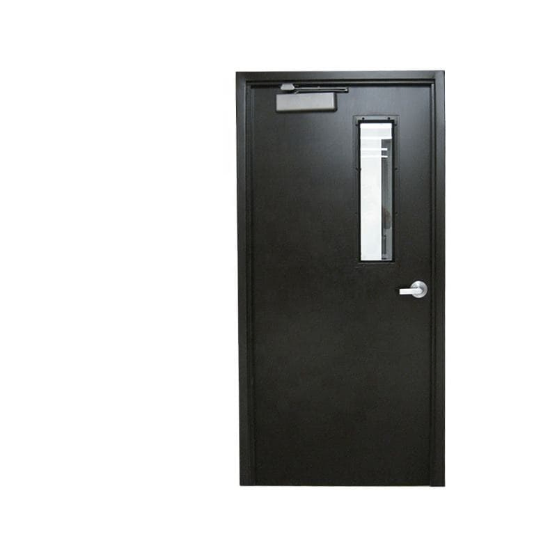 Modern Design High Quality Low Price Single Double Exterior Security Steel Door Anti Theft Front Entry Steel Doors for House