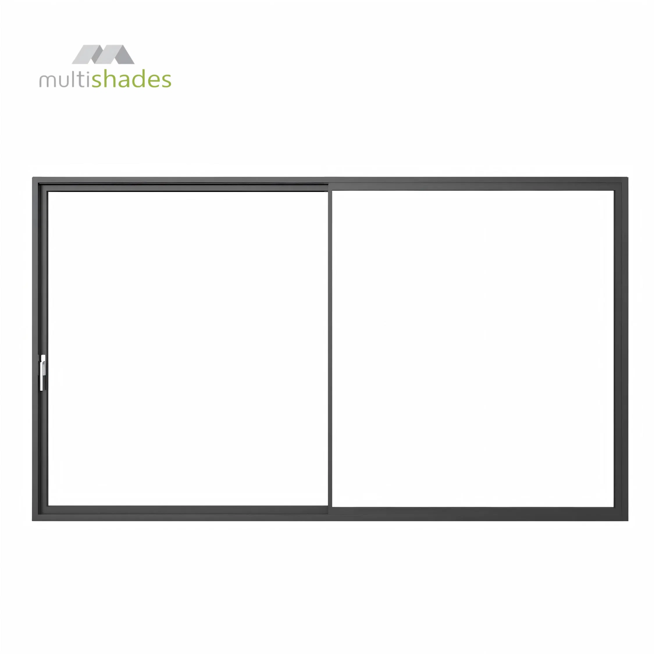 Multishades Nfrc Standard Aluminum Sliding Door Tempered Glass Aluminium Sliding Door for Balcony &amp; Courtyard Patio