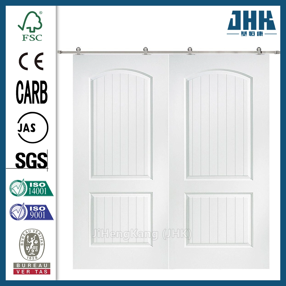Interior Sliding Closet Pocket Wooden Wood Barn Door (JHK-S04)