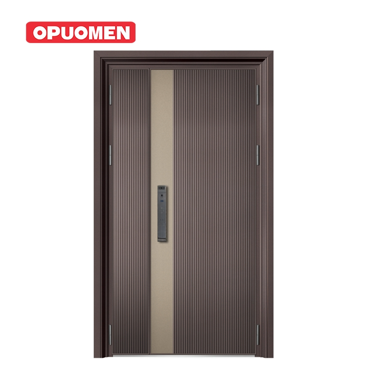 Customize Exterior Entrance Security Pivot Safety Front Main Gate Aluminum Entry Doors