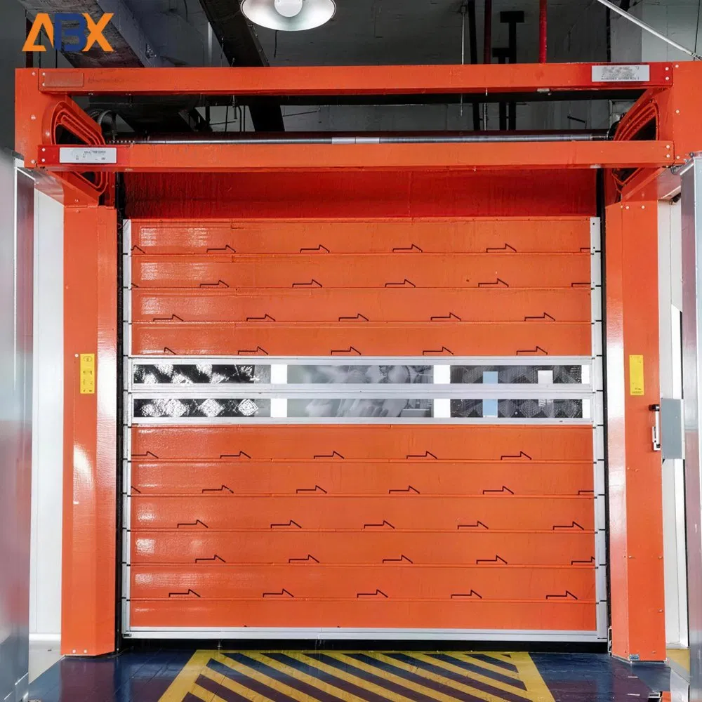 Metallic High Speed Spiral Roller Shutter Fast Aluminum Insulated Garage Door Security Warehouse Steel Rolling Gates