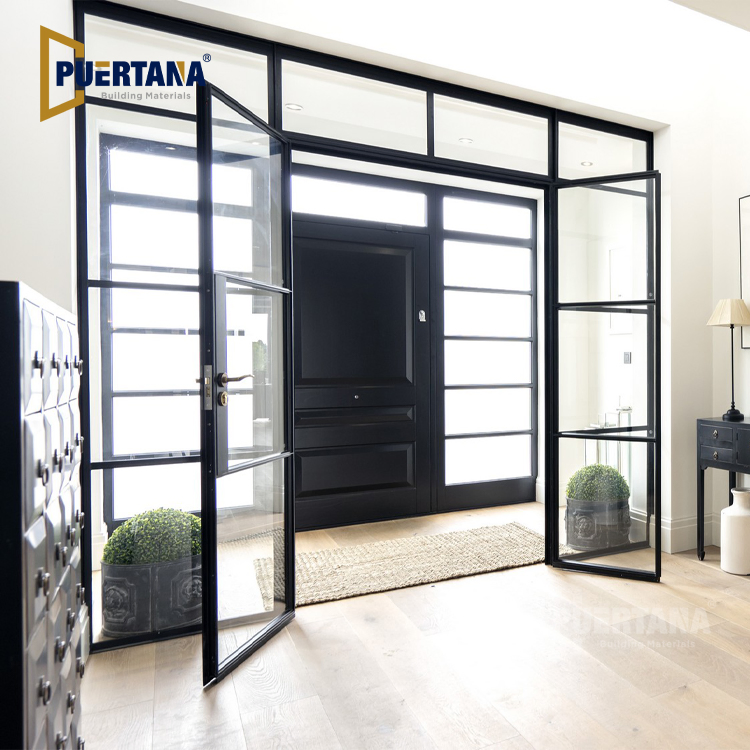 Outdoor Lowes Wrought Iron Front French Patio Glass Double Main Entry Storm Door