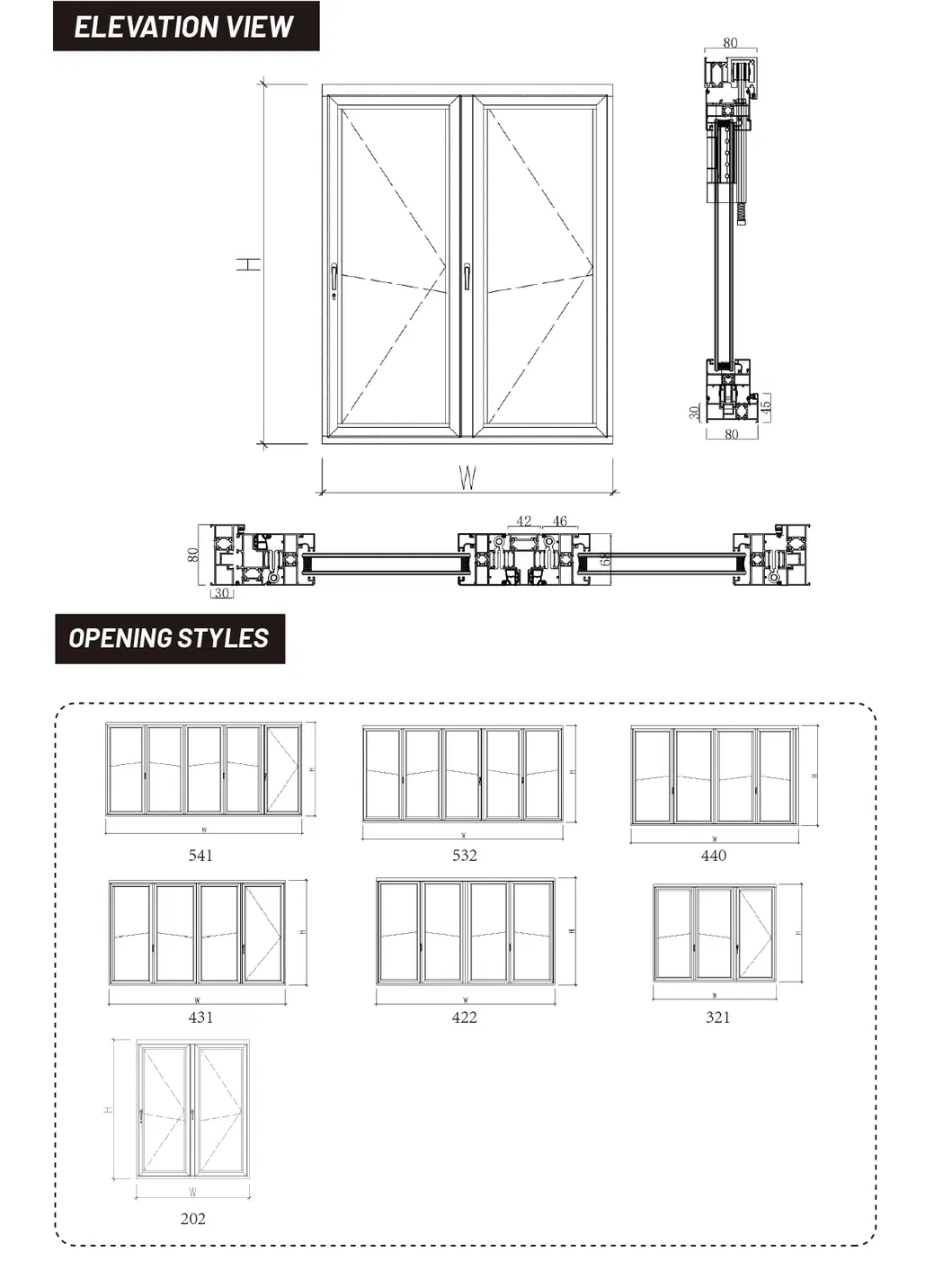 Bi-Folding Sliding Door