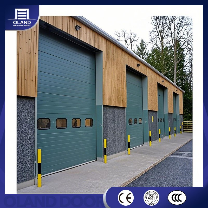 Wholesale Industrial Sectional Garage Doors Factory Automatic Premium PU Foam Insulated Windproof Aluminum Door Gate Security Vertical Lifting up for Warehouse