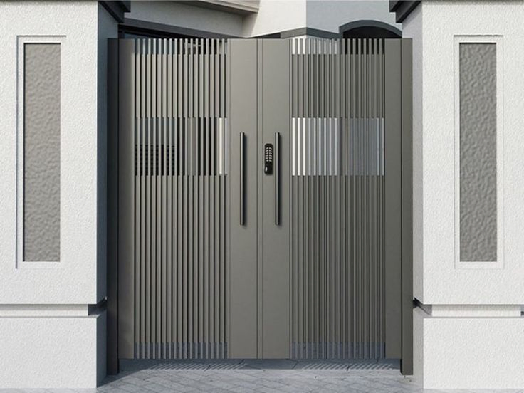 Wholesale Exterior Entrance Entry Other-Doors Metal-Door Metallic Stainless Steel Armored Aluminum Modern Gate Security-Door Composite-Door Residential