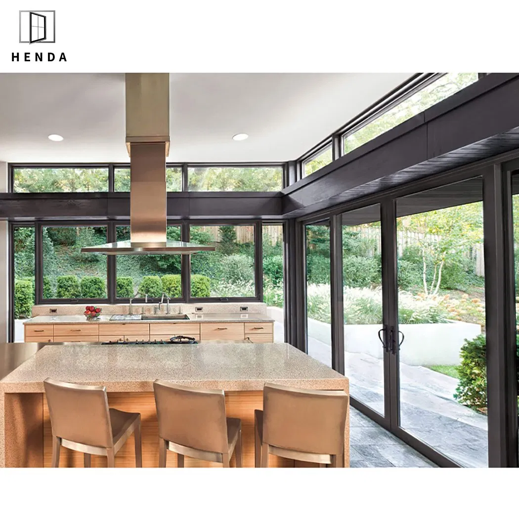 10% off Heavy Duty Wholesale Customized Exterior Entrance Harricane Proof Laminated Safety Pocket Stacking Slide Sliding Patio Glass Door