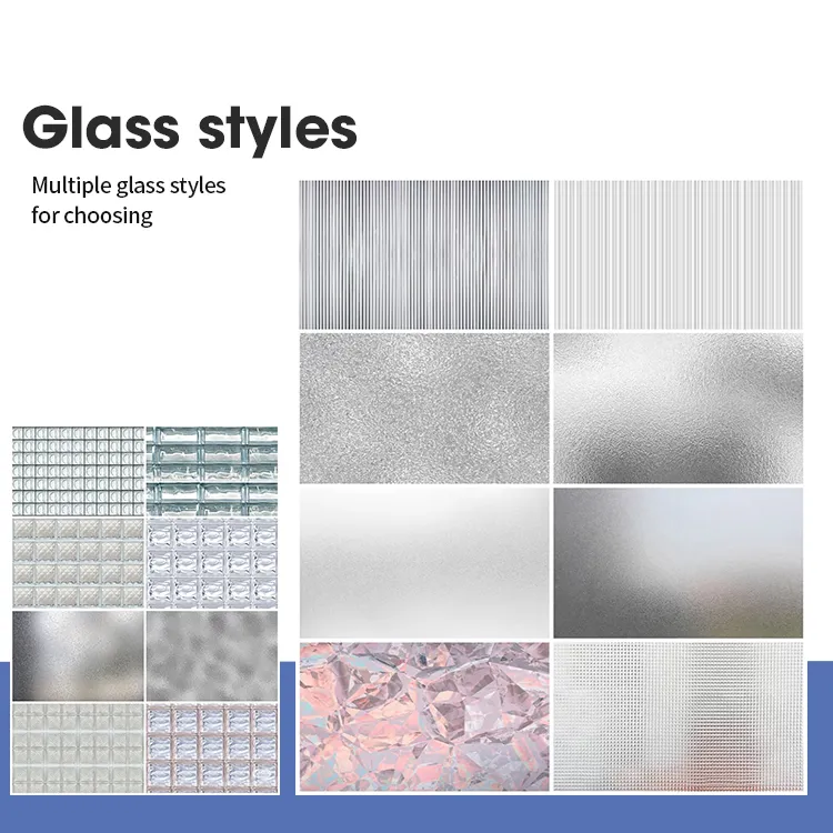 Aluminum Door Glass Pattern