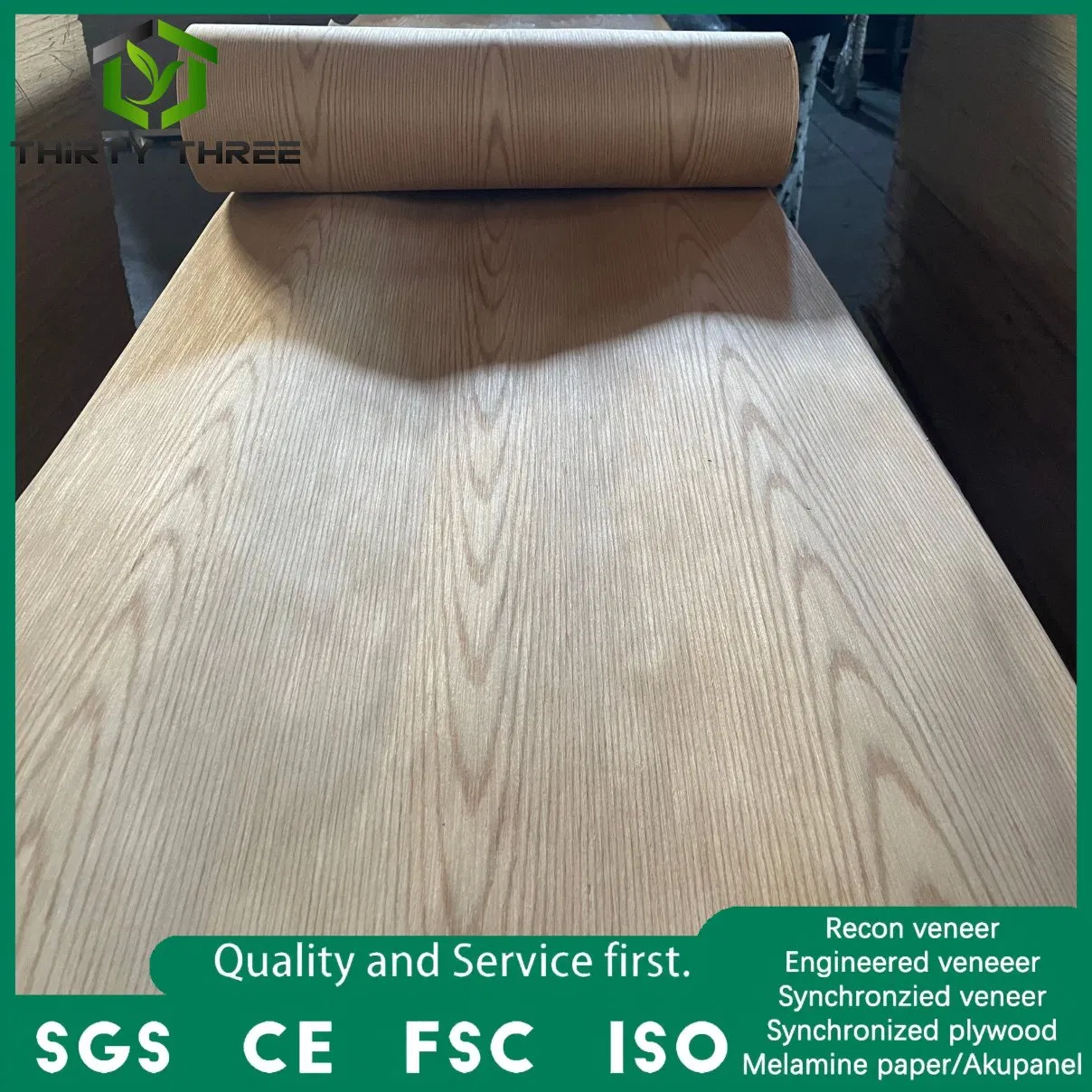 High Quality Artificial Rosewood Veneer Engineered Veneer/Engineering Wood Veneer
