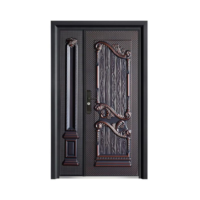 Kqdoors High-End Steel Security Door Main Front Entry Door Exterior Design Double Luxury Latest Design Pic