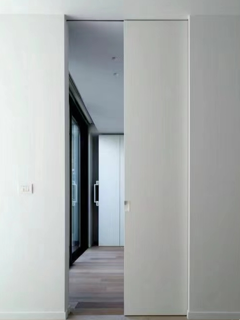 Bedroom Cavity Privacy Wooden Pocket Sliding Doors Lock Pocket Door Slide System for Houses