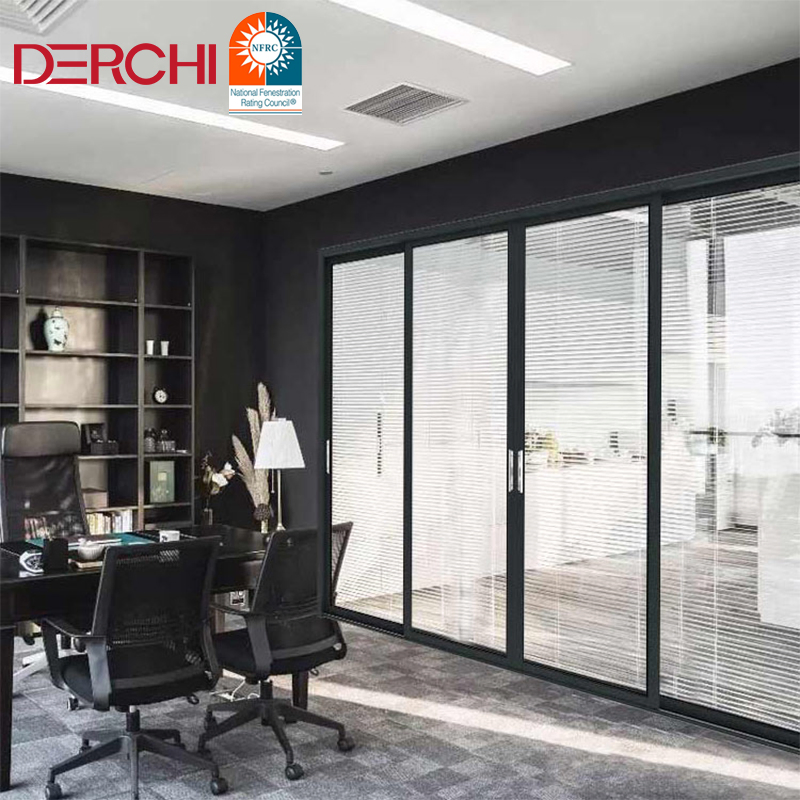 Commercial Flush Mounted Pocket Sliding Glass Door