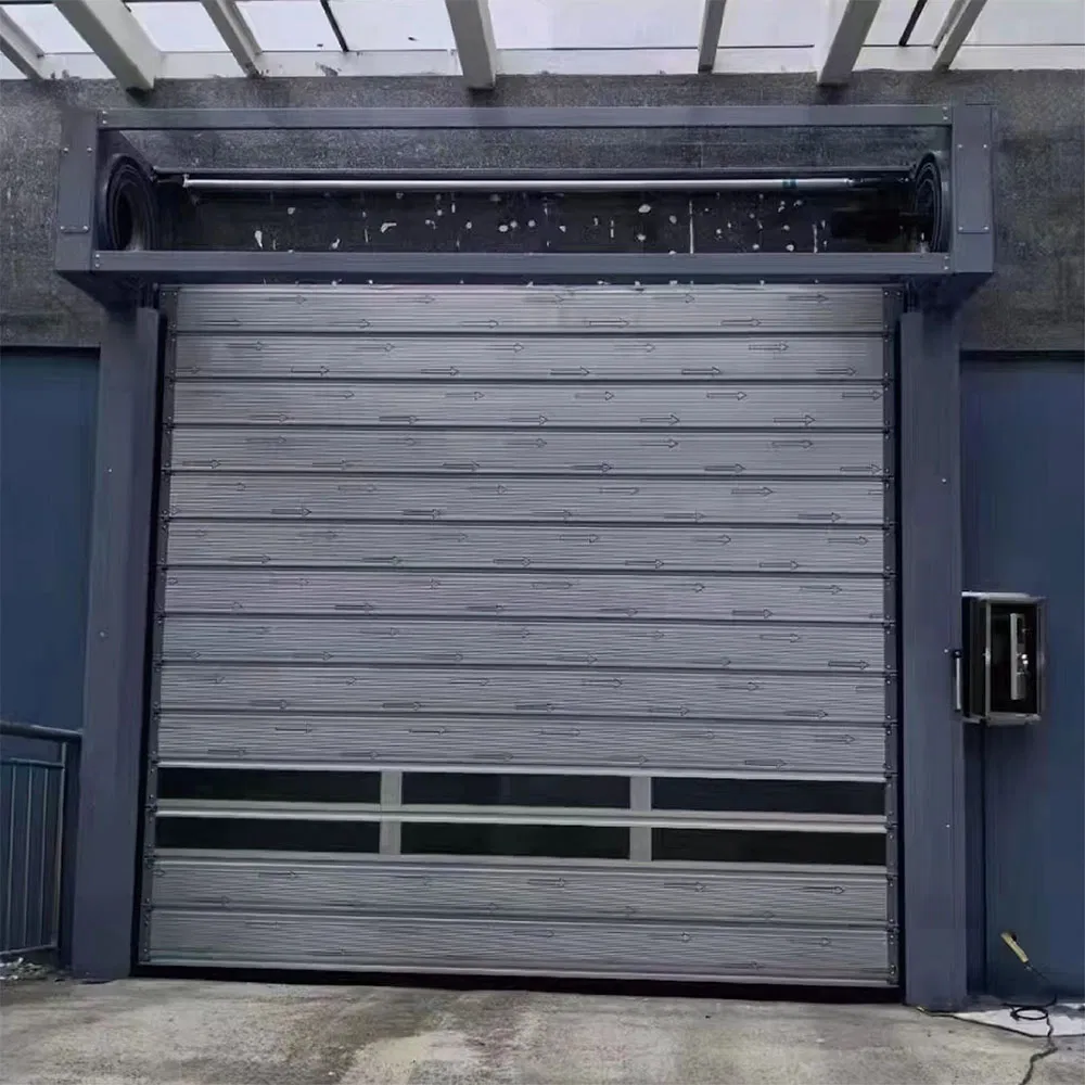 Durable Aluminum Alloy Spiral Door for Quick Security Access