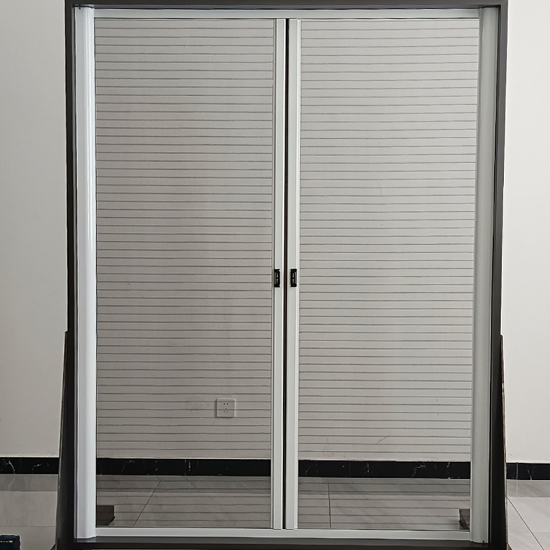 Reinforced Windproof &amp; Anti-Mosquito Telescopic Double Screen Door