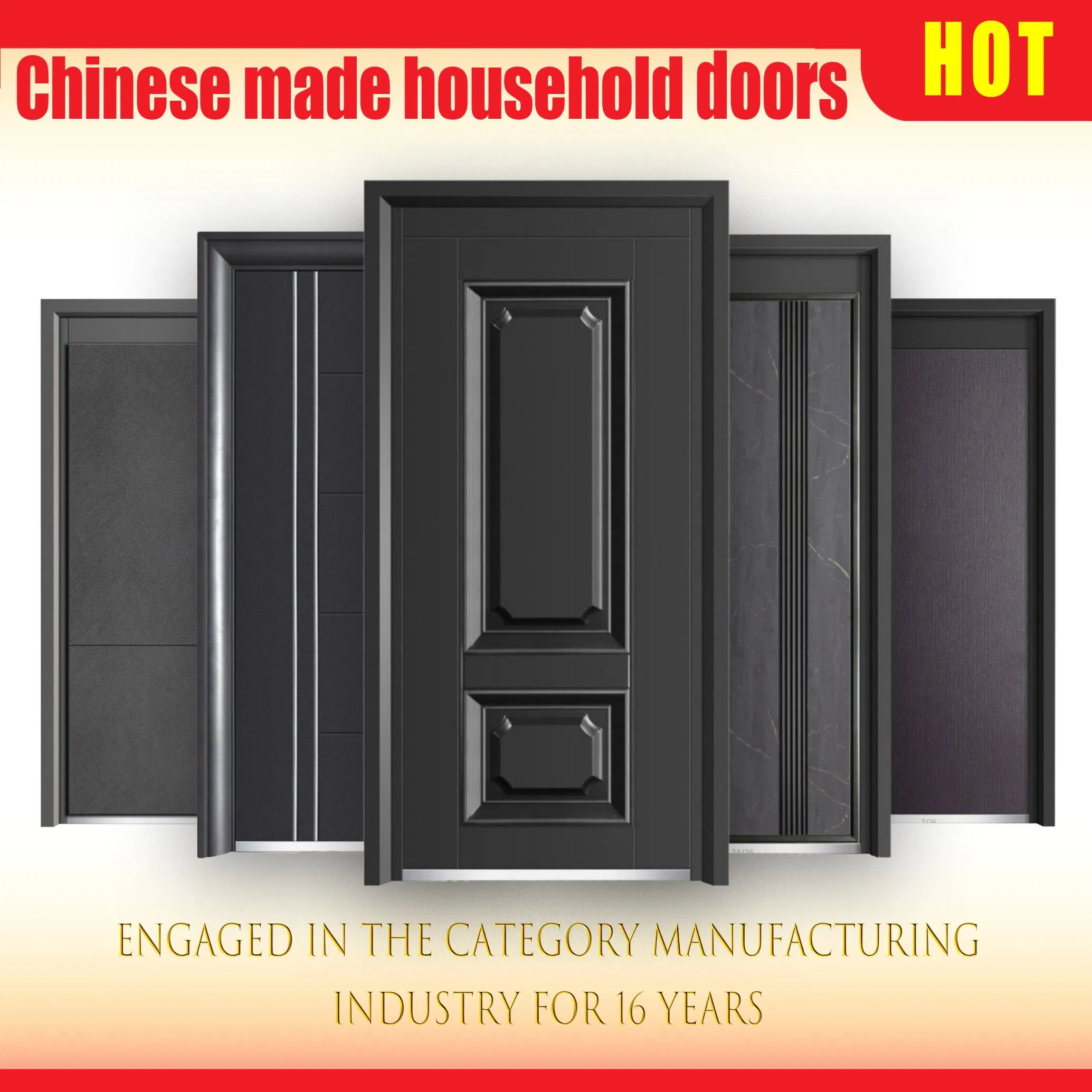 China Stainless Steel Security Door - Aluminum Entrance Interior Guangdong Exterior Metal Modern Wrought Iron Front Single Double Armored Pivot Door Price