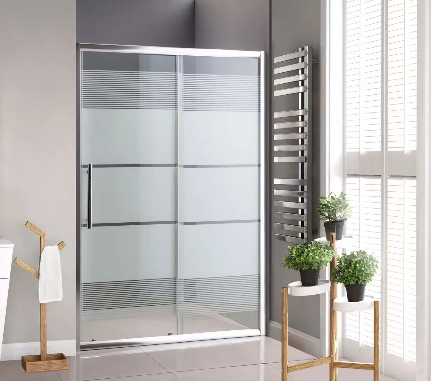 High Quality Tempered Glass Shower Screen/Shower Door (TL-488)