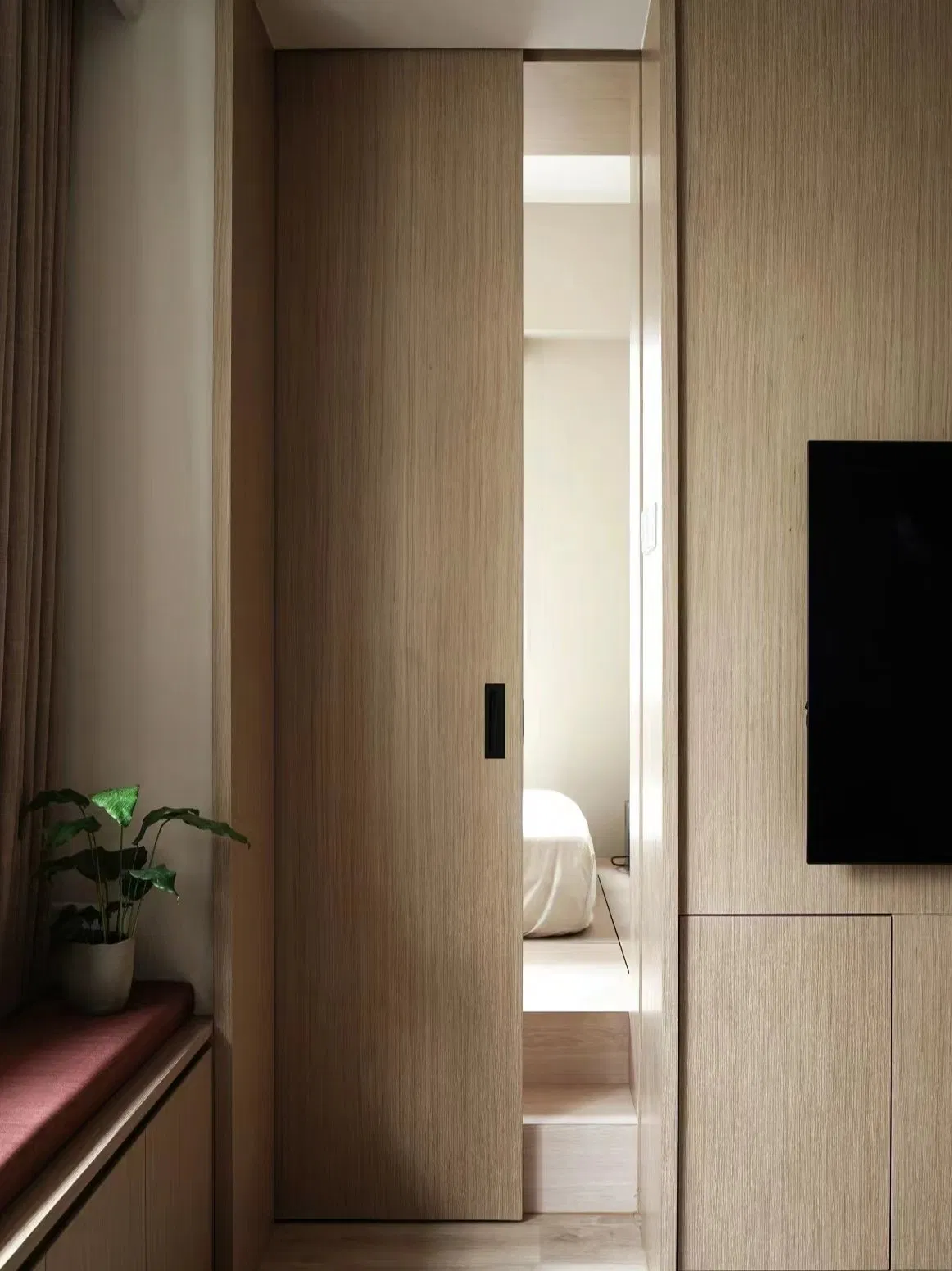 Bedroom Cavity Privacy Wooden Pocket Sliding Doors Lock Pocket Door Slide System for Houses