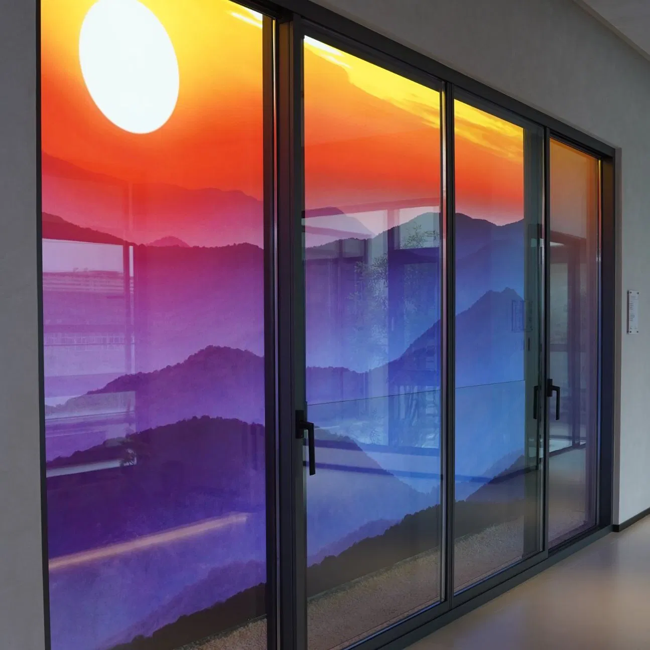 Glass Aluminium Sliding Door Lowe Tempered Safety Protect with Screen Nylon Hiding