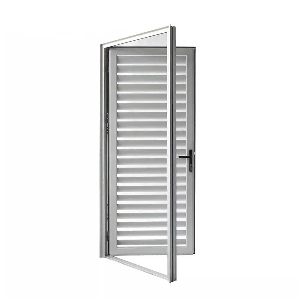 Louvered Storm Door Exterior