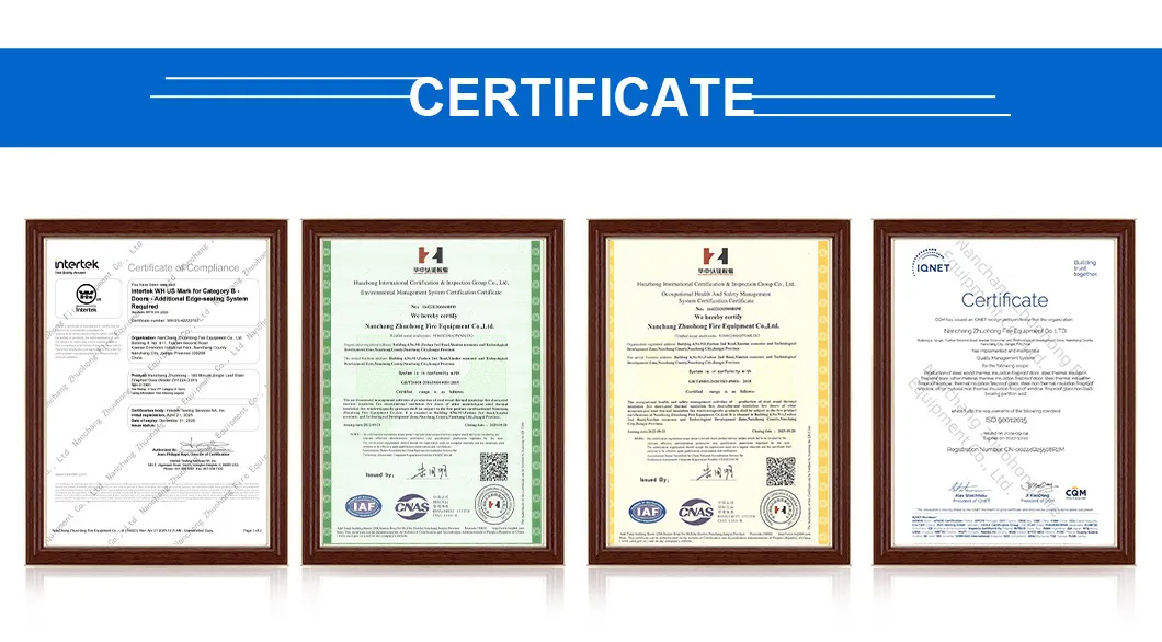 Certificates