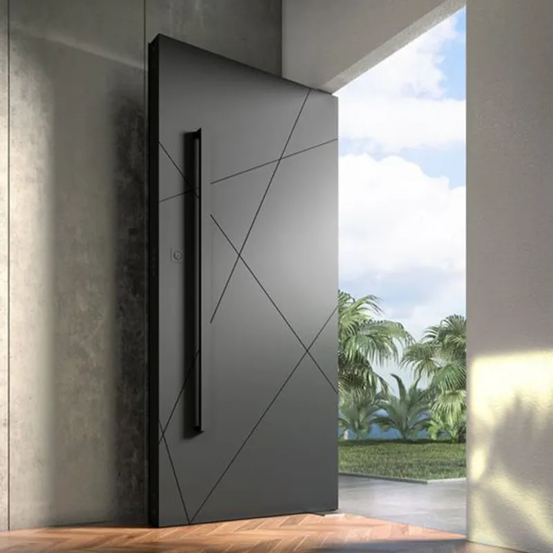 Villa Exterior Front Entrance Security Door Detail