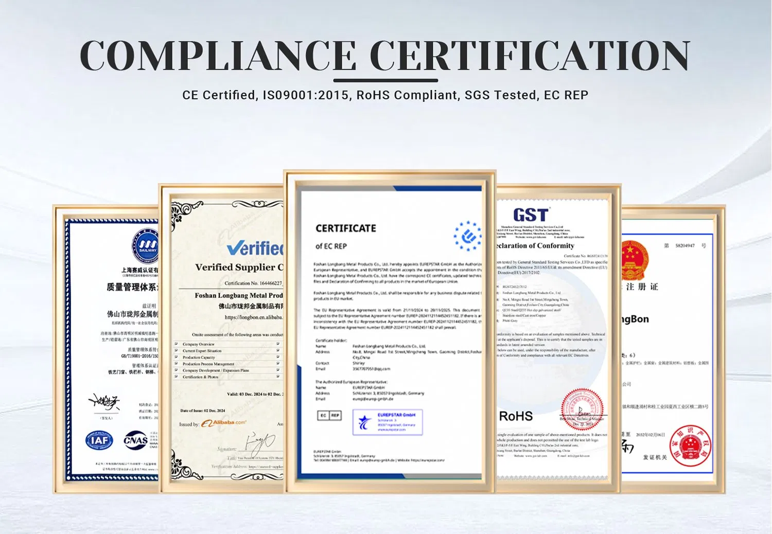 Certifications
