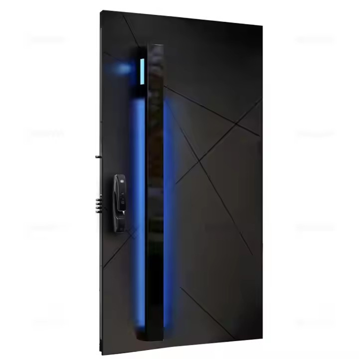 China Supplier Low Price Metal Doors Exterior Model Wrought Iron Door Iron Gate From Ghana