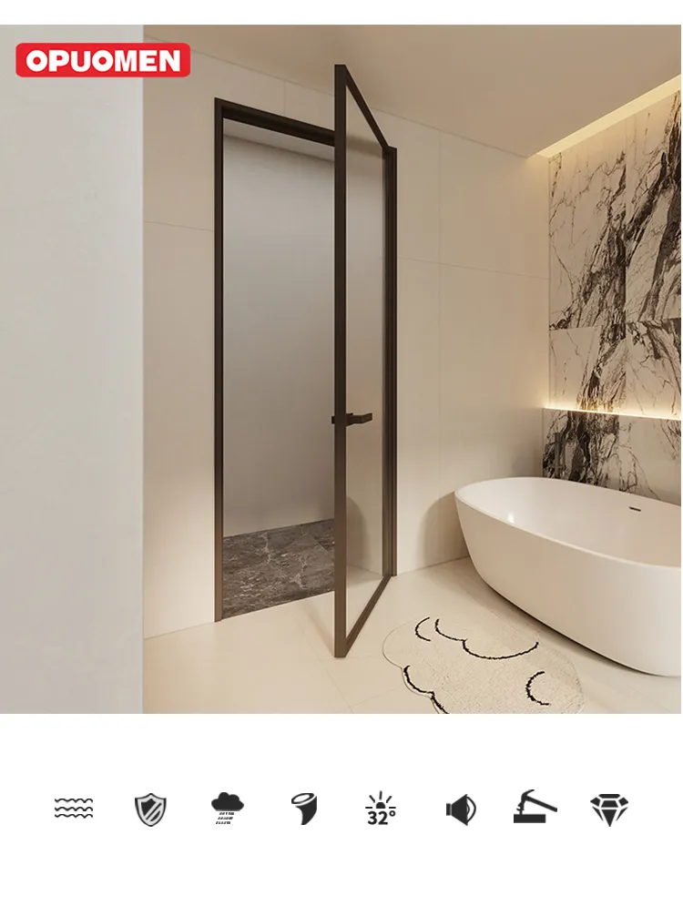 Aluminum Framed Glass Door