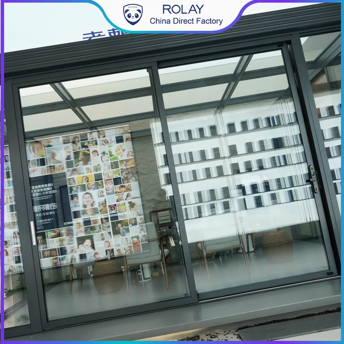 Durable Hardware Stainless Handle Glare Reduction Storm Resistant Strength High End Door Manufacture