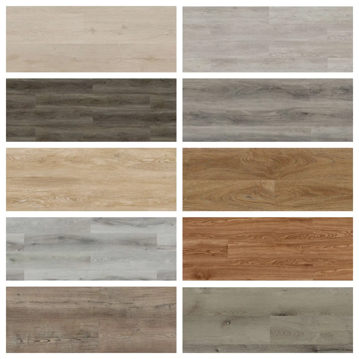 High Quality Colorful 5mm 4mm 6mm 7mm 8mm Lvp Spc Flooring Luxury Vinyl Plank Spc