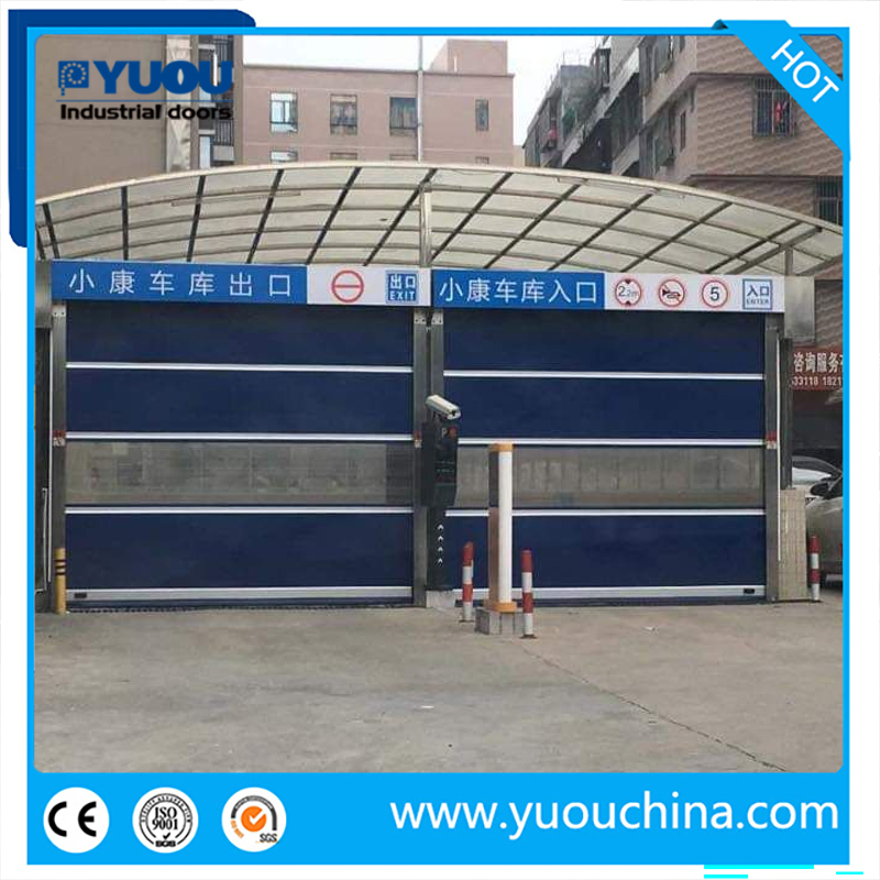 Automatic Advanced Servo Industrial Interior Vinyl PVC Fabric Plastic Soft Curtain Rapid Quick Rolling Shutter Fast Action Roll up Security High Speed Door