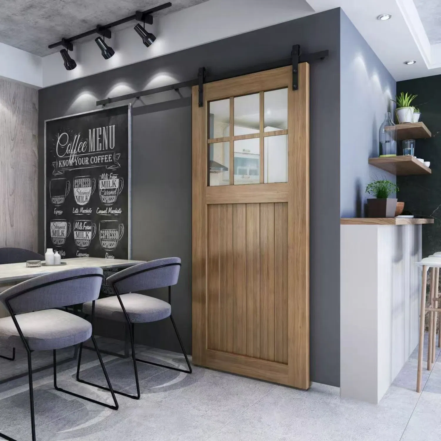 Wholesale Pocket Doors, Living Room Hidden Partition Doors, Atmospheric and Practical Factory Direct Supply Price