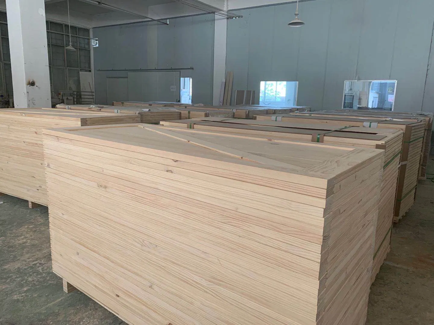 DIY Unfinished Interior Solid Pine Wood Sliding Barn Door with Hardware