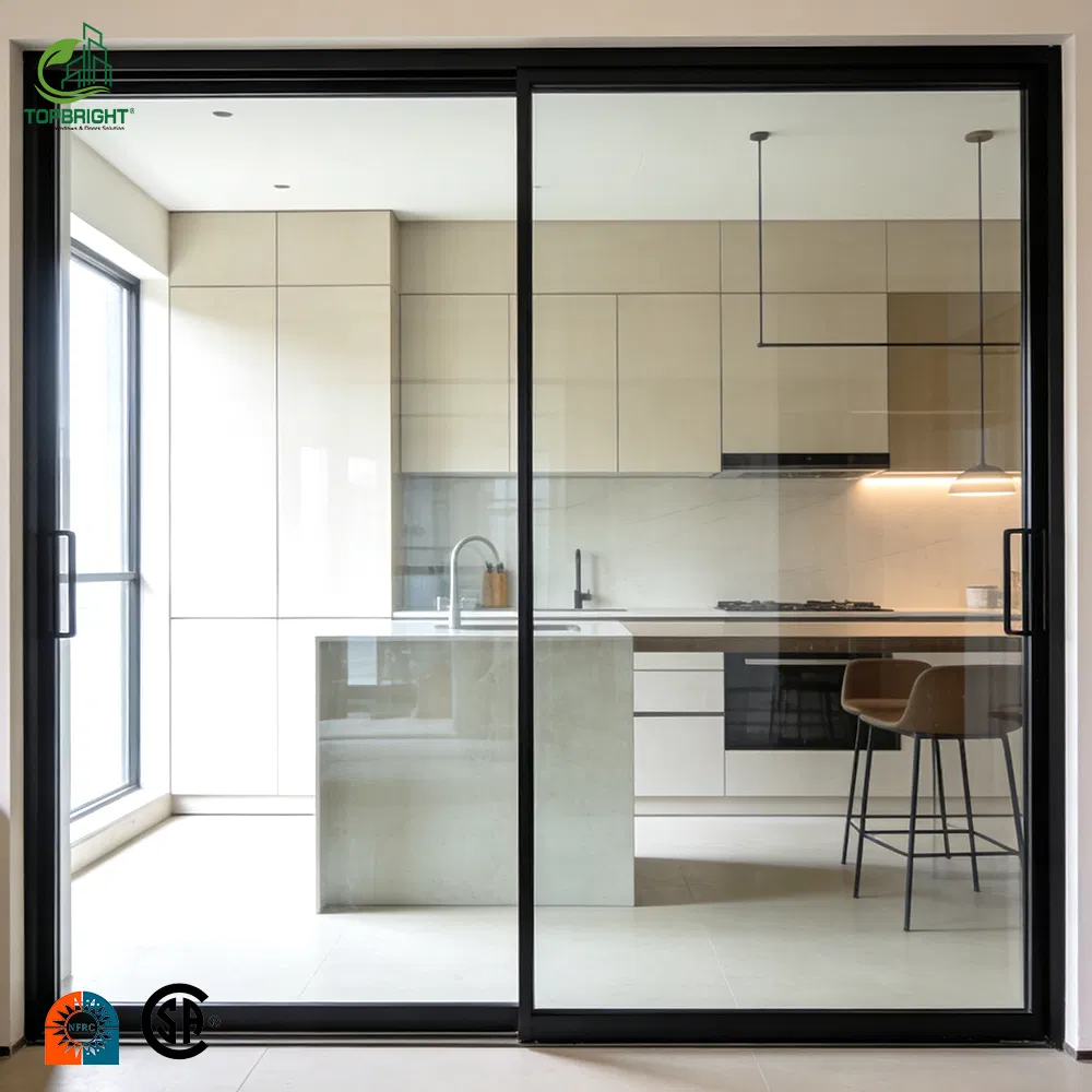 Exterior Aluminium Glass Pocket Stacking Slide Sliding Patio Door for Home